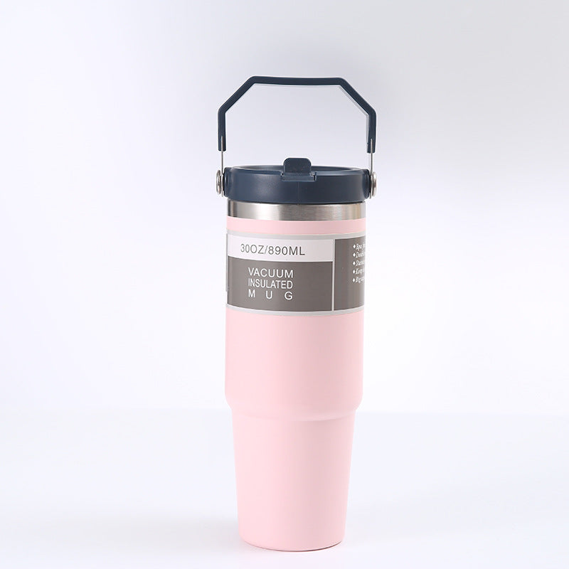 Portable Car Cup Stainless Steel Coffee Tumbler-9