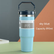 Portable Car Cup Stainless Steel Coffee Tumbler-3