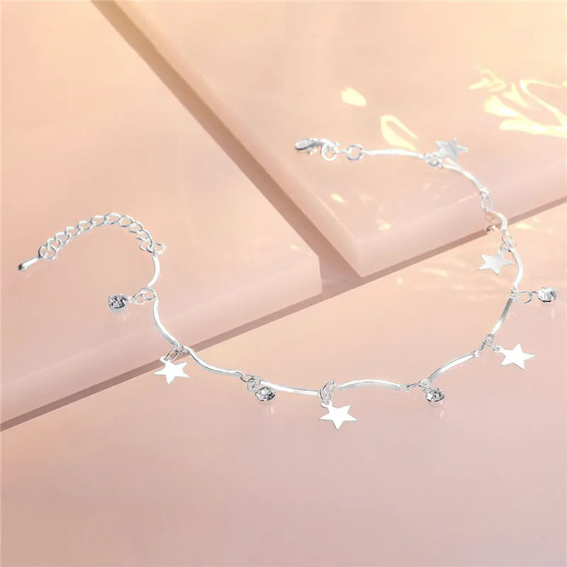 Top Quality 925 Sterling Silver Anklets | Pktjewelrygiftshop