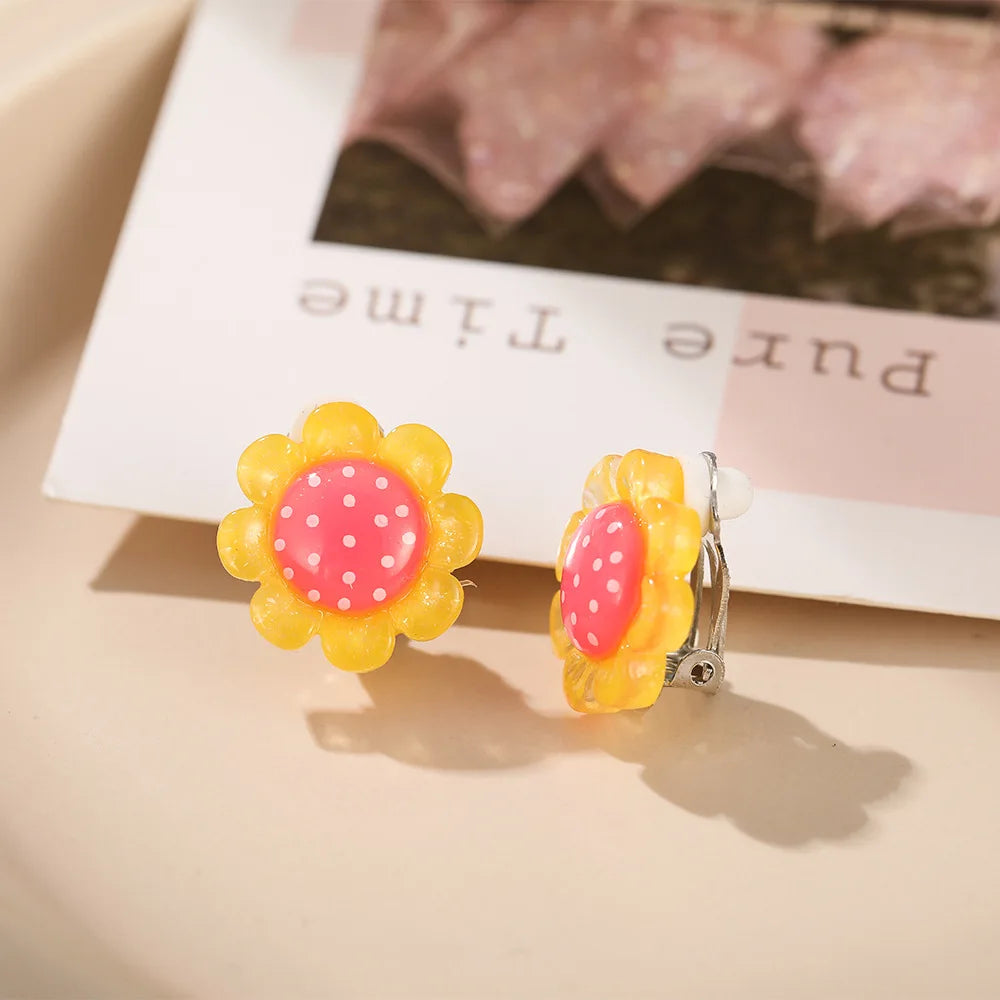 Cute Animal Fruit Cherry Ear Clips| pktjewelrygiftshop