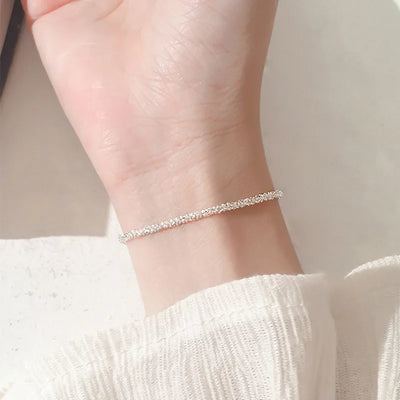 New 925 Sterling Silver Gypsophila Adjustable Bracelete| Pktjewelrygiftshop
