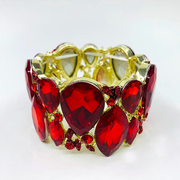 Fashion Marquise Crystal Cuff Bracelets| Pktjewelrygiftshop