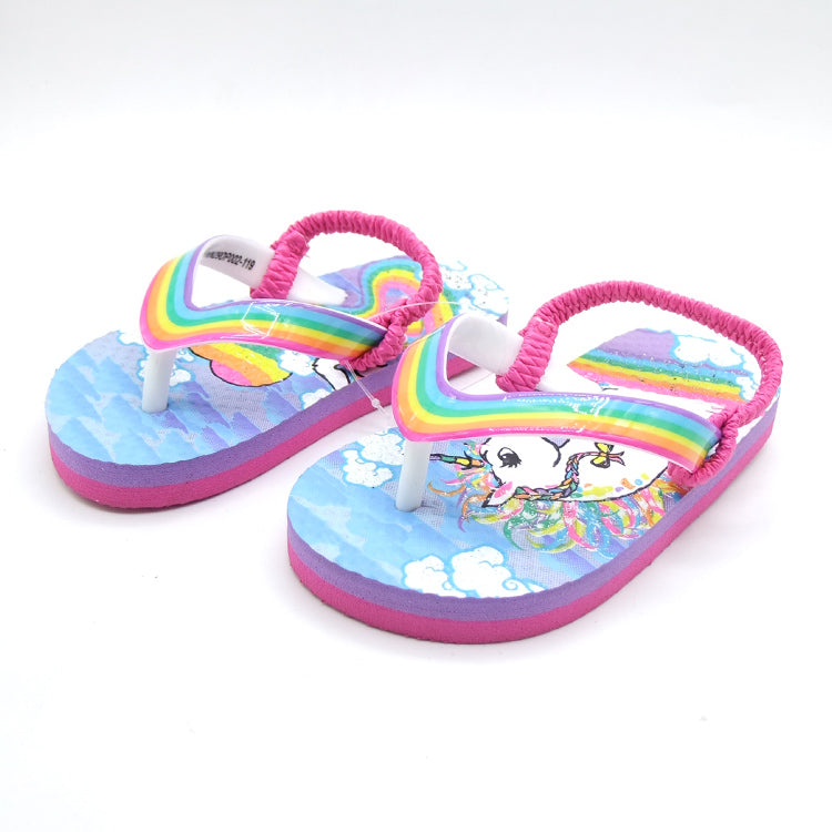 Foreign Trade Original Order Children's Beach Anti-Fall Cute Slippers