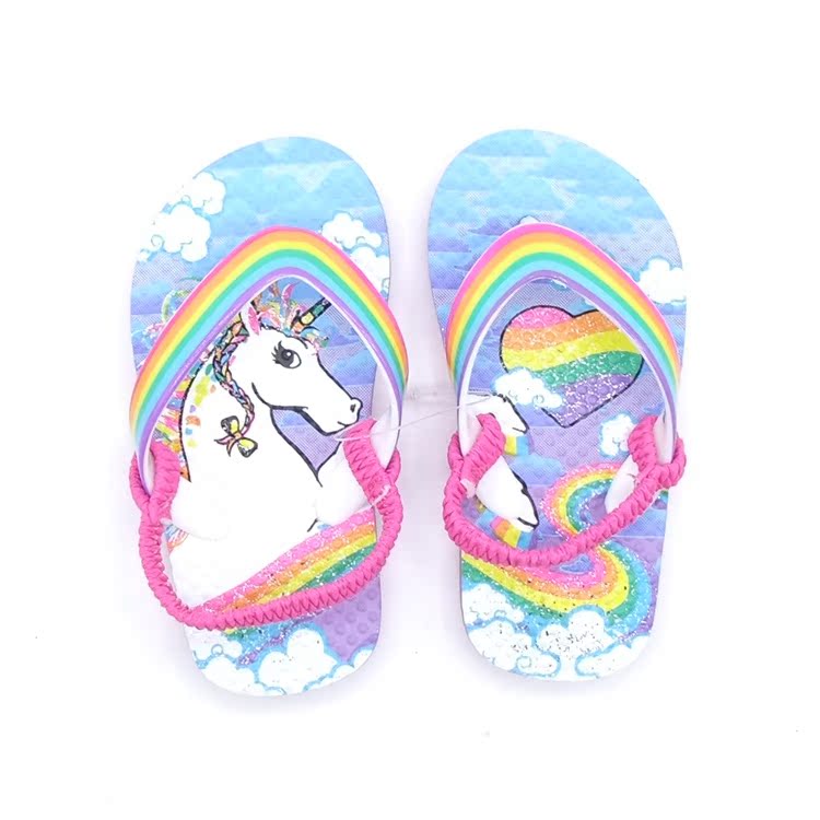 Foreign Trade Original Order Children's Beach Anti-Fall Cute Slippers