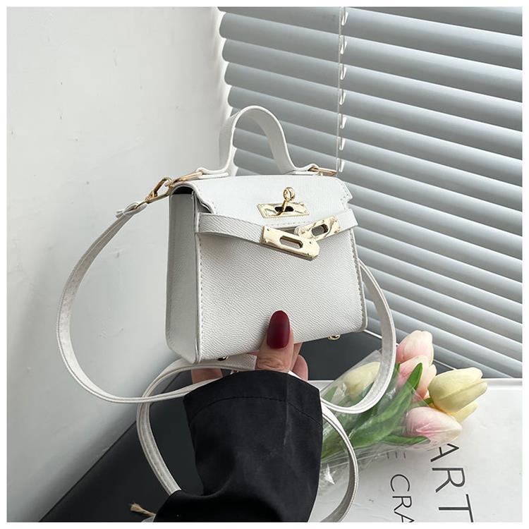 Women's Bag New Trendy Stylish Good Texture Western Style Shoulder Crossbody Satchel Mini Bag Fancy Easiest for Match Kelly Bag