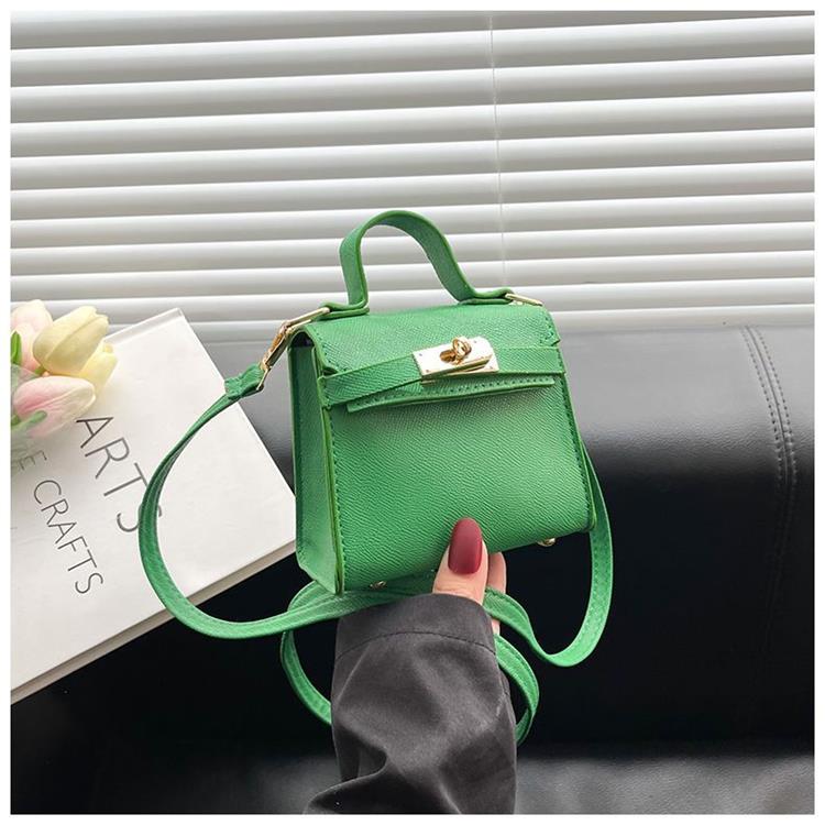 Women's Bag New Trendy Stylish Good Texture Western Style Shoulder Crossbody Satchel Mini Bag Fancy Easiest for Match Kelly Bag