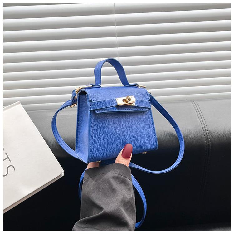 Women's Bag New Trendy Stylish Good Texture Western Style Shoulder Crossbody Satchel Mini Bag Fancy Easiest for Match Kelly Bag