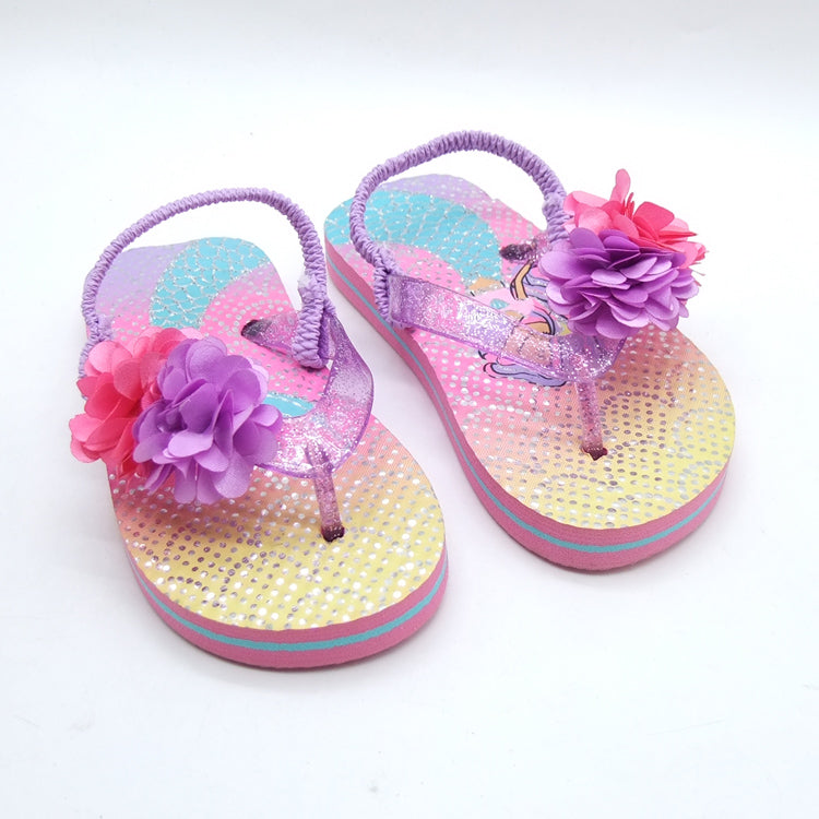 Foreign Trade Original Order Children's Beach Anti-Fall Cute Slippers