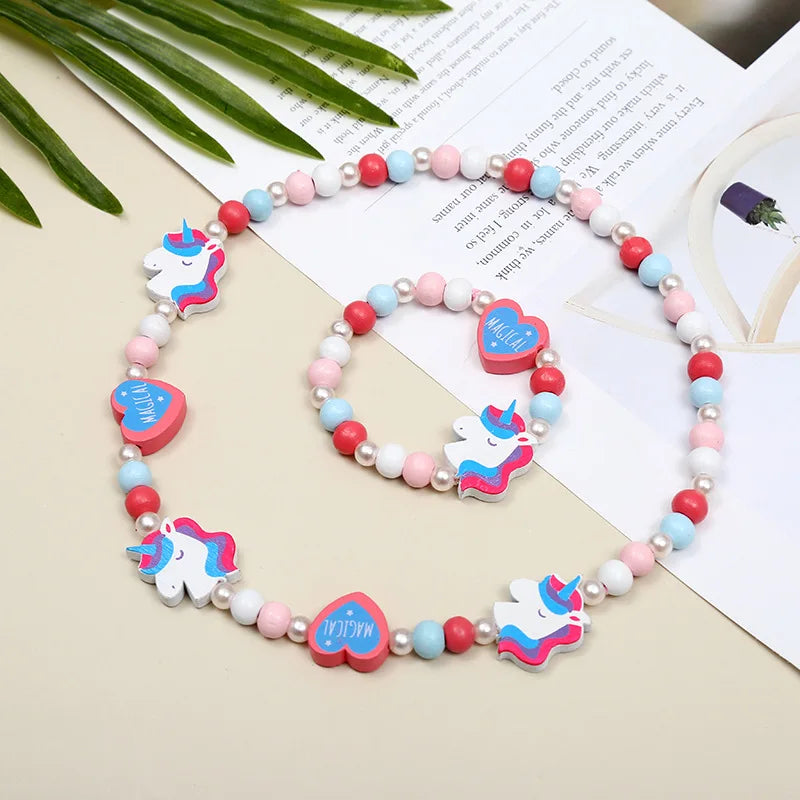 Adorable 2pcs/Set Cute Necklace Bracelet Sets