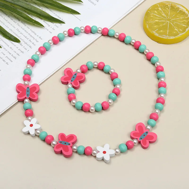 Adorable 2pcs/Set Cute Necklace Bracelet Sets