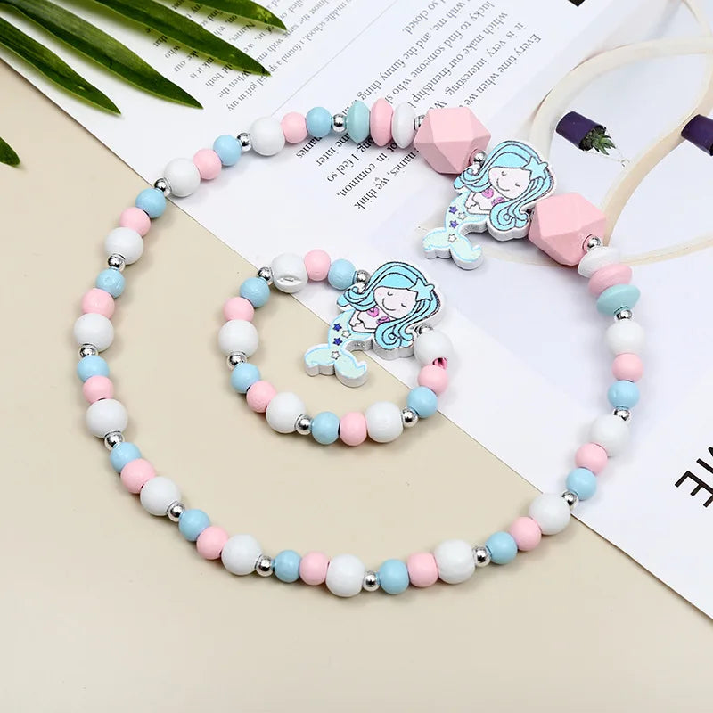 Adorable 2pcs/Set Cute Necklace Bracelet Sets