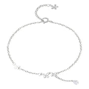 Silver Color Butterfly Anklet for Women| Pktjewelrygiftshop