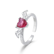 Draculaura Bat Heart Rings | Pktjewelrygiftshop