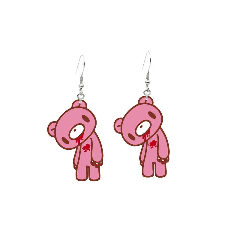 Gloomy Bear Earrings| Pktjewelrygiftshop