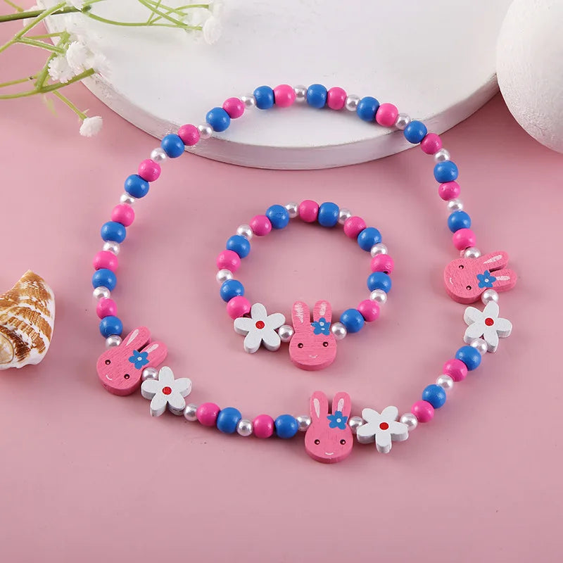 Adorable 2pcs/Set Cute Necklace Bracelet Sets