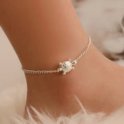 Simple and Small Turtle Anklet | Pktjewelrygiftshop