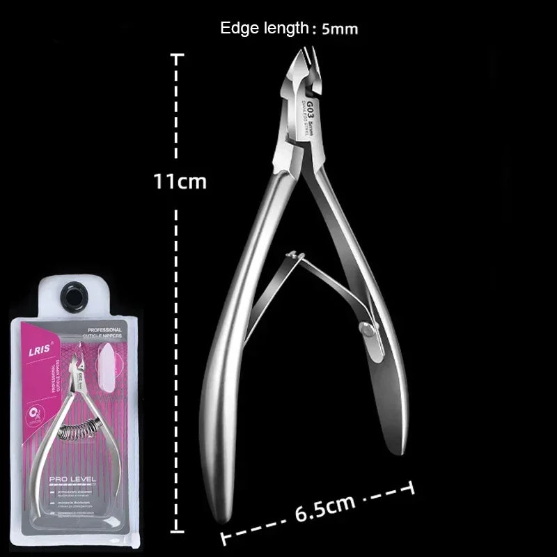 Stainless Steel Cuticle Trimmer Nail Nipper Cuticle Remover for Fingernails Toenails Professional Dead Skin Cuticle Scissors