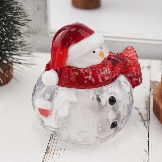 DIY Resin Christmas Snowman Jar Mold with Lid