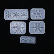 Christmas Hollow Snowflake Ornament Silicone Mold