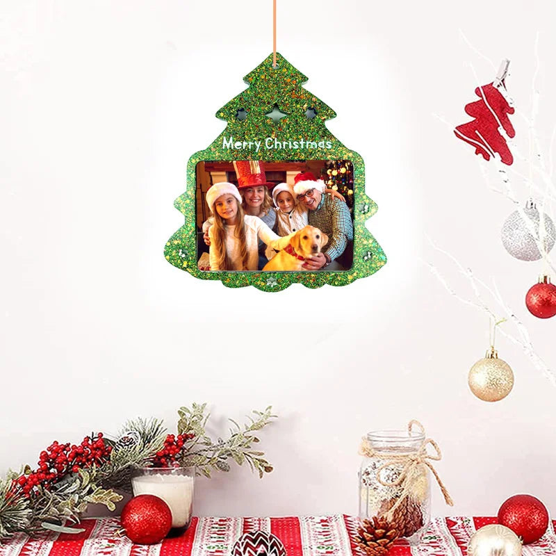 Christmas Photo Picture Frame Epoxy Resin Silicone Mold