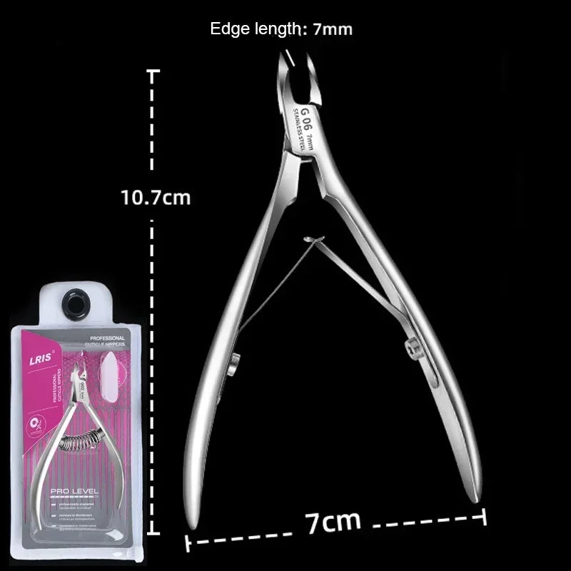 Stainless Steel Cuticle Trimmer Nail Nipper Cuticle Remover for Fingernails Toenails Professional Dead Skin Cuticle Scissors