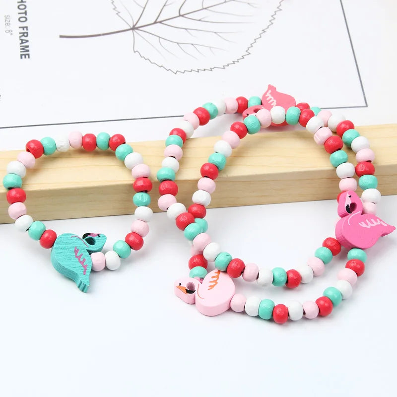 Adorable 2pcs/Set Cute Necklace Bracelet Sets