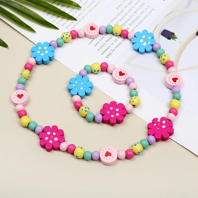 Adorable 2pcs/Set Cute Necklace Bracelet Sets