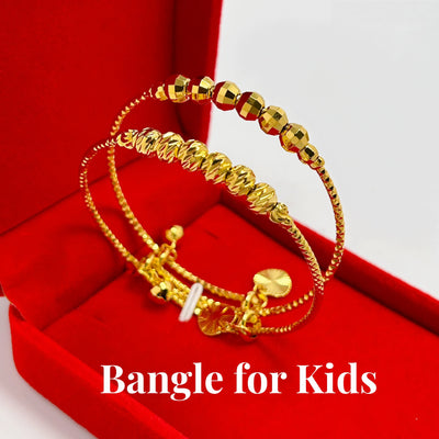 Gold Beaded Charm Bracelets