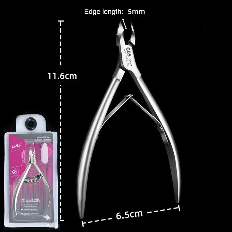 Stainless Steel Cuticle Trimmer Nail Nipper Cuticle Remover for Fingernails Toenails Professional Dead Skin Cuticle Scissors