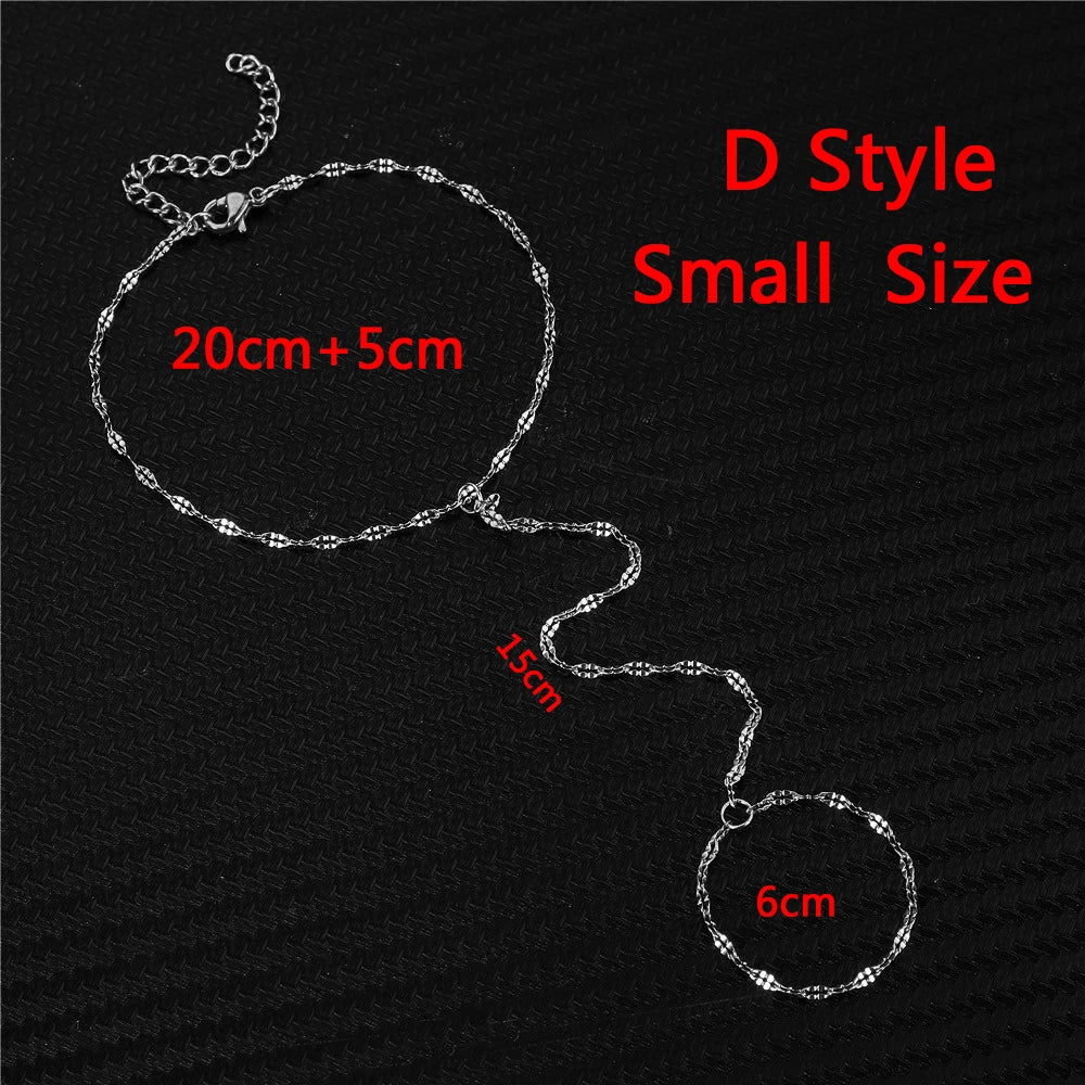 Stainless Steel Foot Finger Chain Barefoot Anklets| Pktjewelrygiftshop