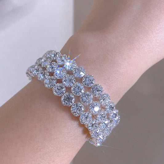 Luxury Bling Crystal Rhinestone Bracelets | pktjewelrygiftshop