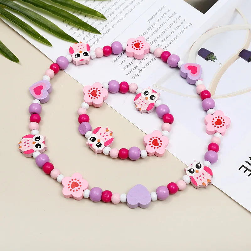 Adorable 2pcs/Set Cute Necklace Bracelet Sets