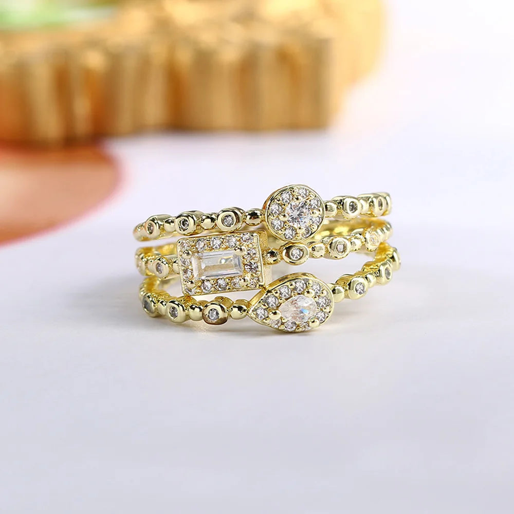 Trendy Korean Women's Dainty Ring | Pktjewelrygiftshop