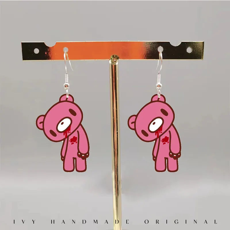 Gloomy Bear Earrings| Pktjewelrygiftshop