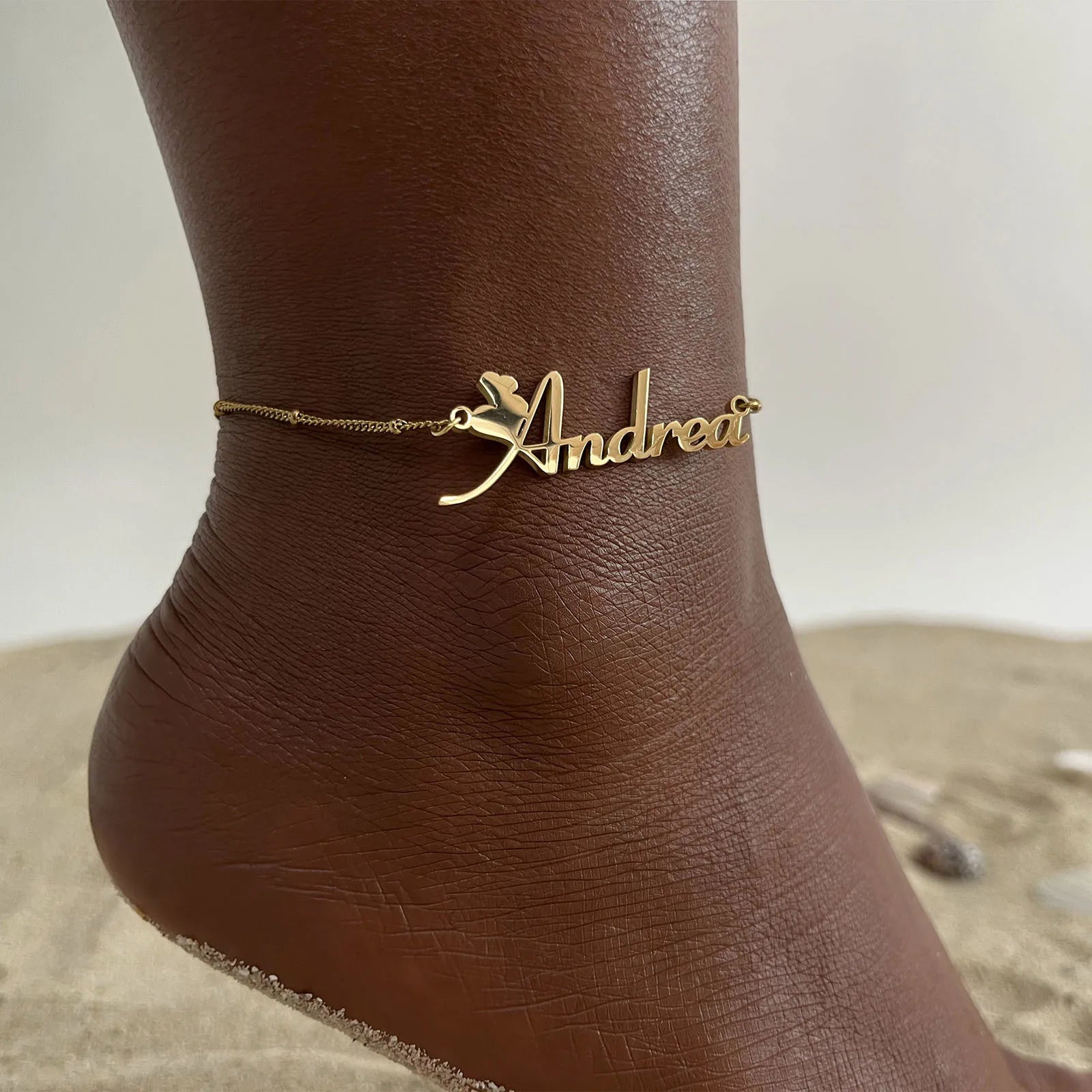 Customized Personalized Name Anklets for Women| Pktjewelrygiftshop