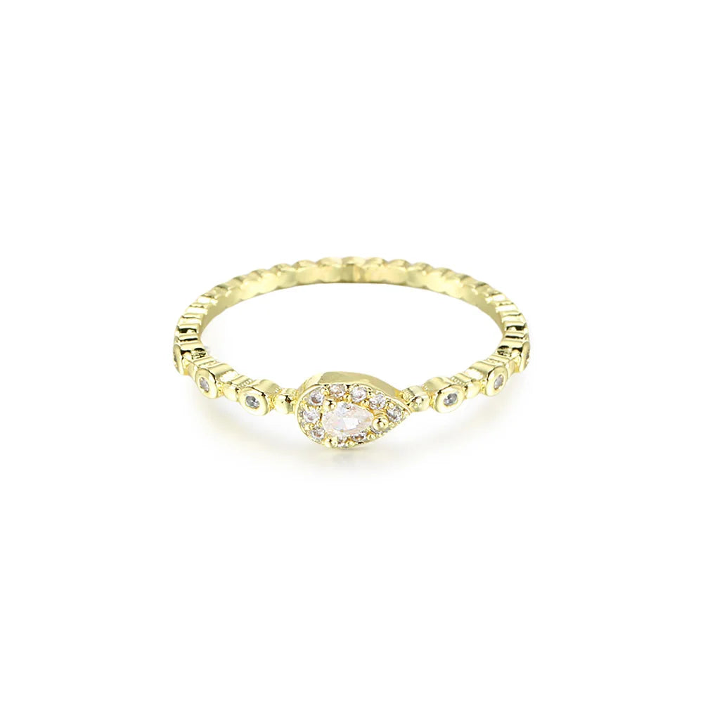 Trendy Korean Women's Dainty Ring | Pktjewelrygiftshop