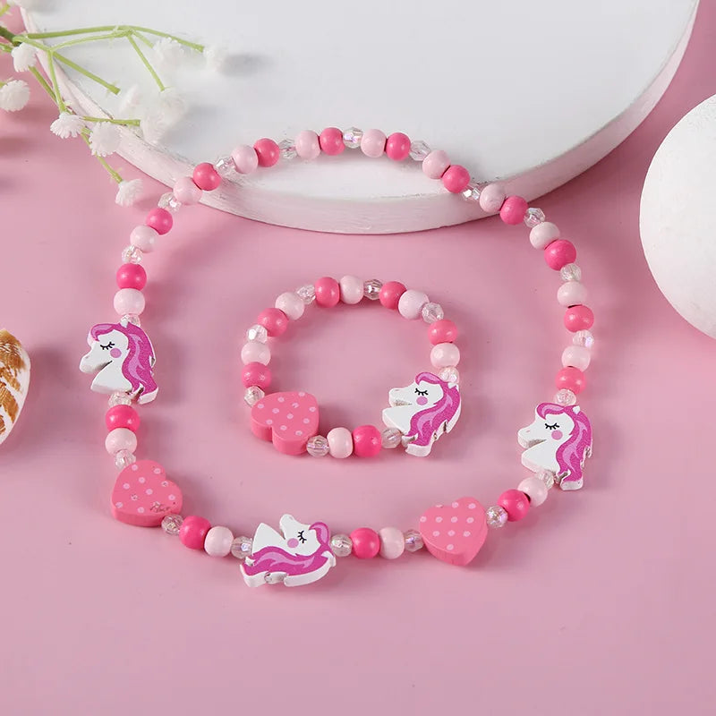 Adorable 2pcs/Set Cute Necklace Bracelet Sets