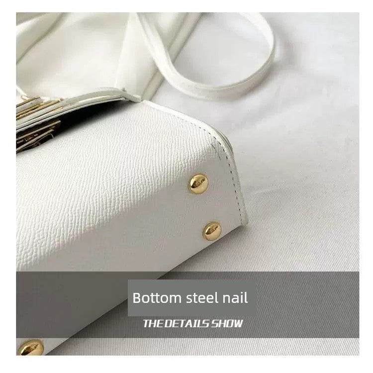 Women's Bag New Trendy Stylish Good Texture Western Style Shoulder Crossbody Satchel Mini Bag Fancy Easiest for Match Kelly Bag