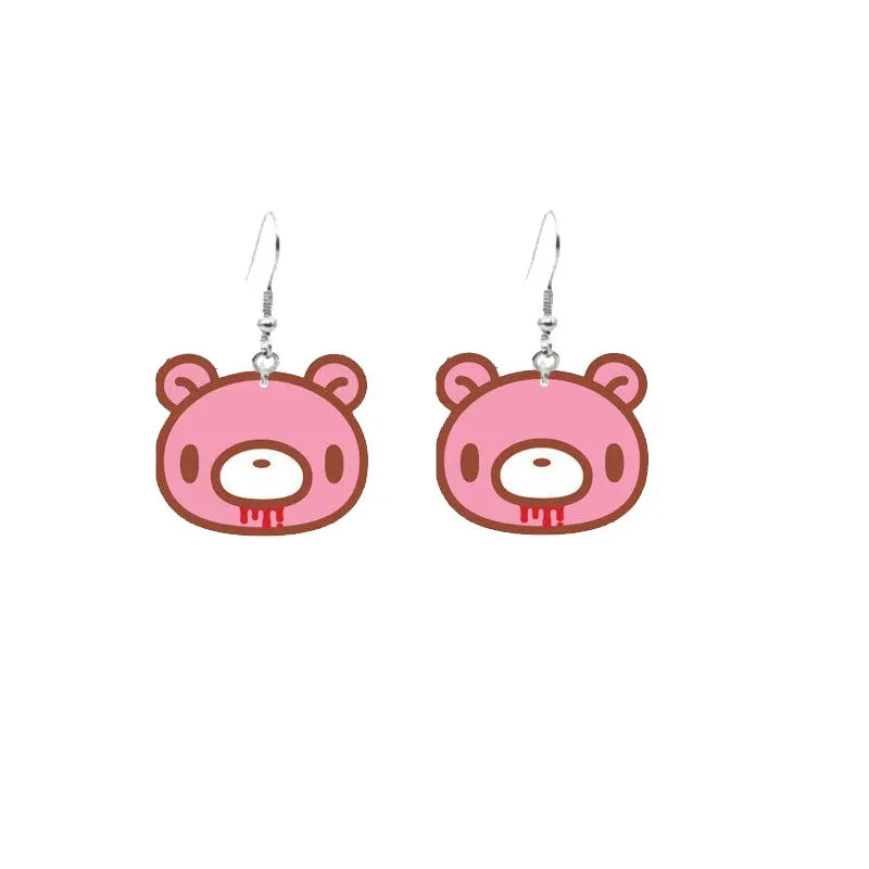 Gloomy Bear Earrings| Pktjewelrygiftshop