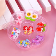 7 Pairs Cute Children's Clip-on Earrings