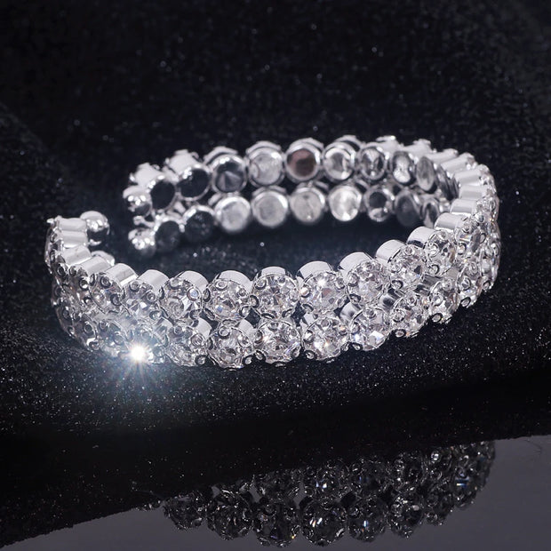 Luxury Bling Crystal Rhinestone Bracelets | pktjewelrygiftshop