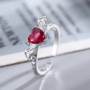 Draculaura Bat Heart Rings | Pktjewelrygiftshop