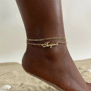 Customized Personalized Name Anklets for Women| Pktjewelrygiftshop