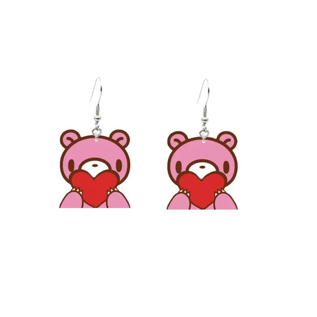 Gloomy Bear Earrings| Pktjewelrygiftshop