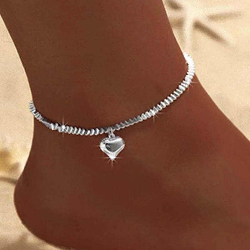 Double Layer Shiny Chains Anklets| Pktjewelrygiftshop