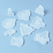 New Year Resin Molds for DIY Pendant Jewelry