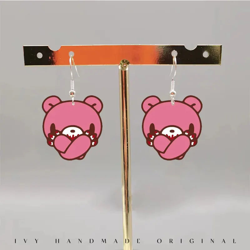 Gloomy Bear Earrings| Pktjewelrygiftshop