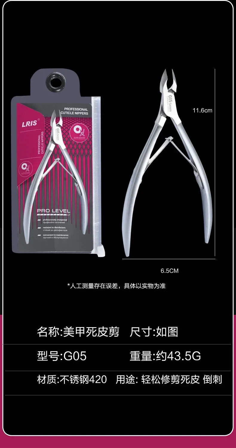 Stainless Steel Cuticle Trimmer Nail Nipper Cuticle Remover for Fingernails Toenails Professional Dead Skin Cuticle Scissors