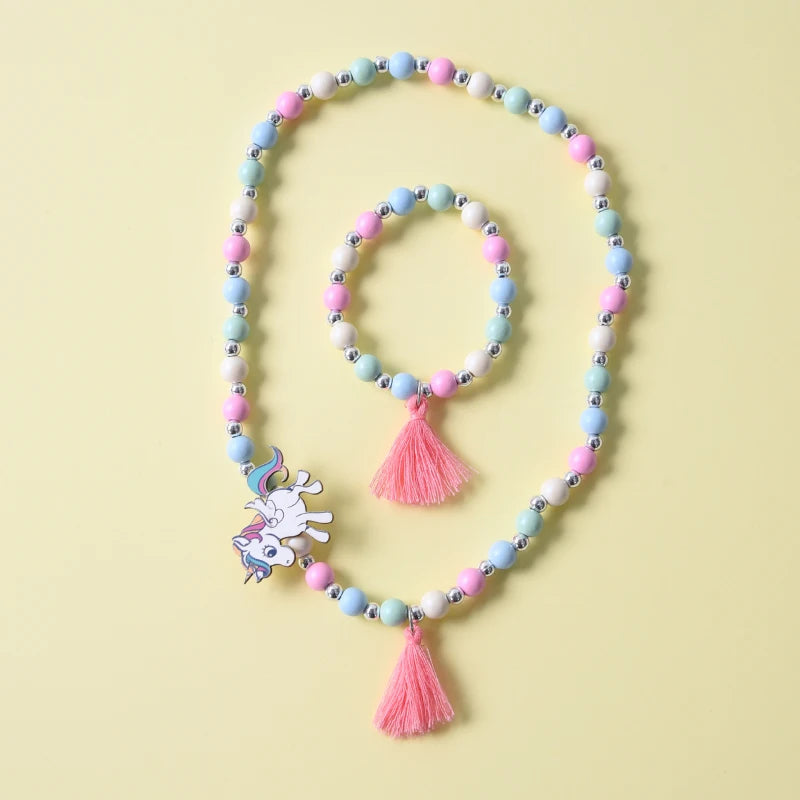 Adorable 2pcs/Set Cute Necklace Bracelet Sets