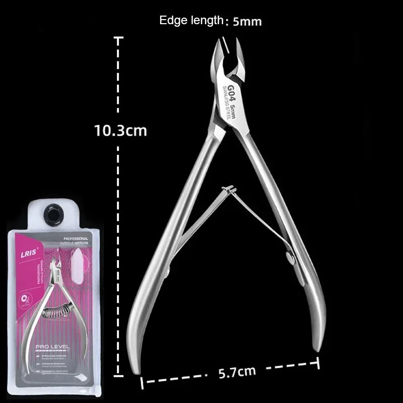 Stainless Steel Cuticle Trimmer Nail Nipper Cuticle Remover for Fingernails Toenails Professional Dead Skin Cuticle Scissors